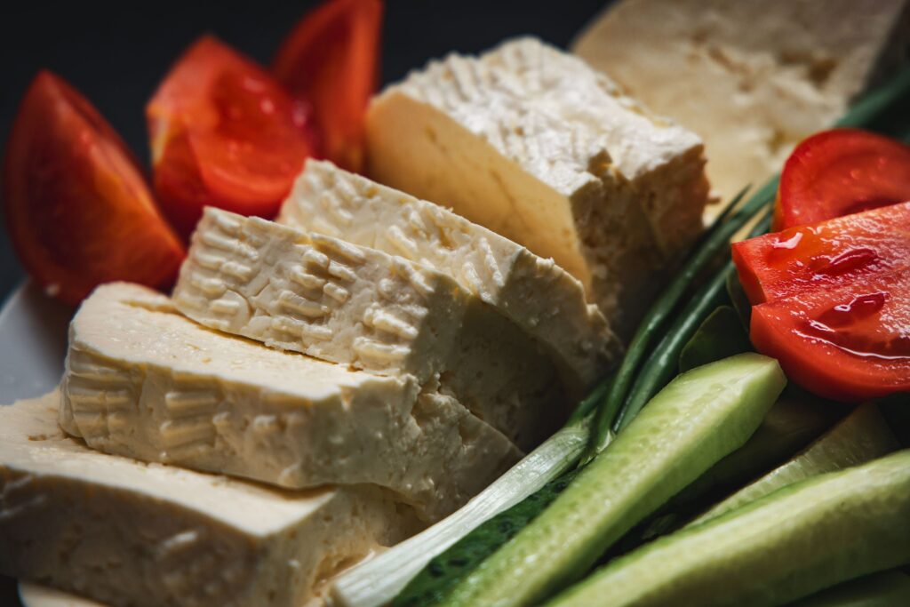 Tofu und Gemüse